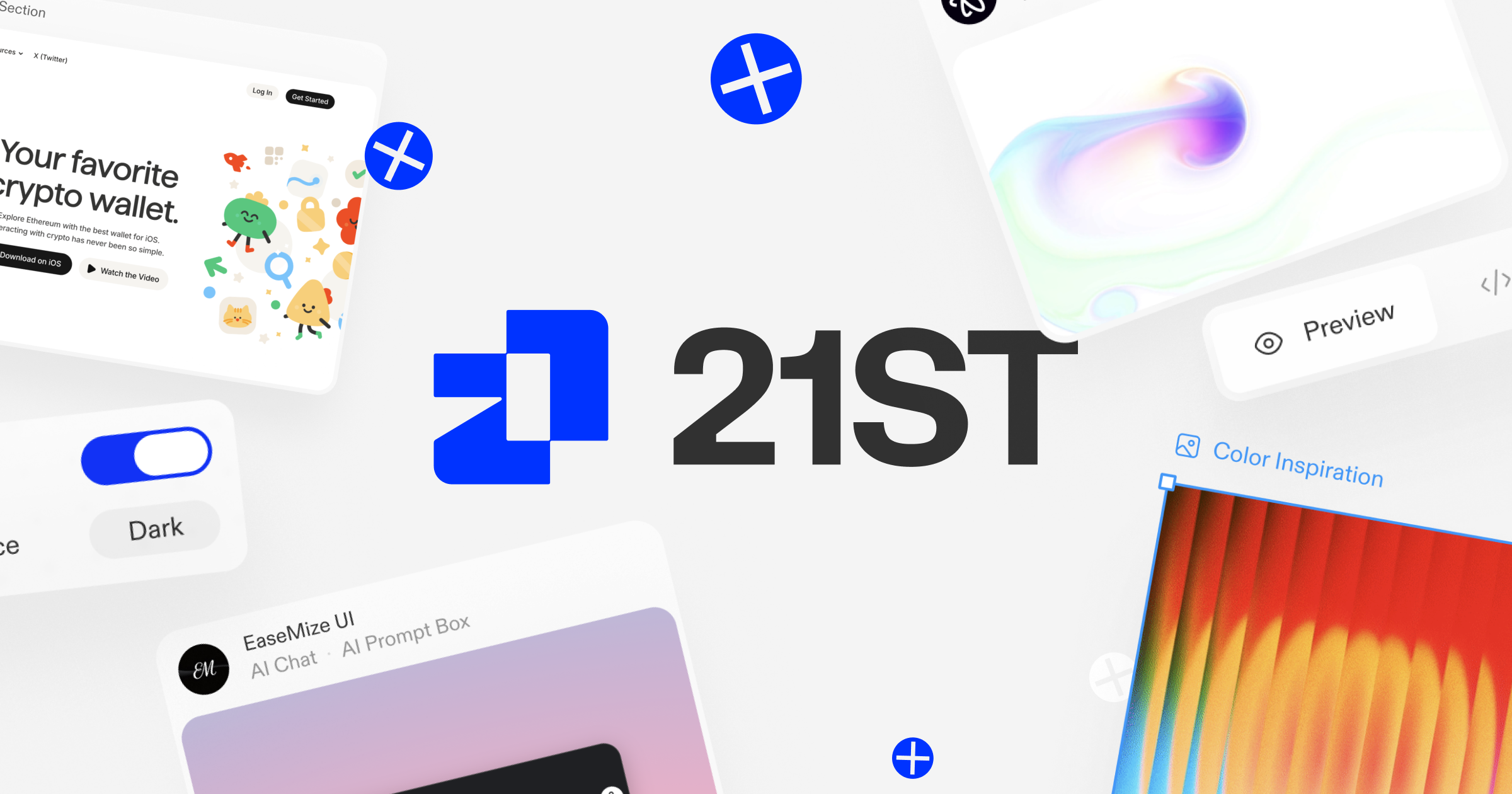 21st.dev 特效元件庫