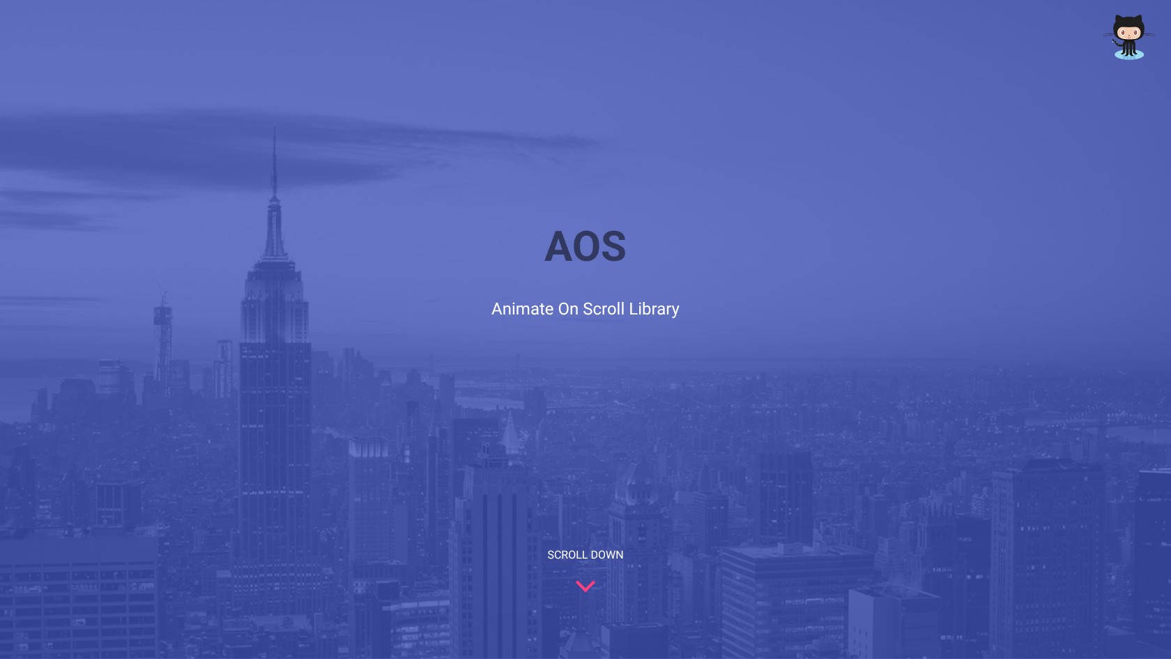 Animate On Scroll Library (AOS)