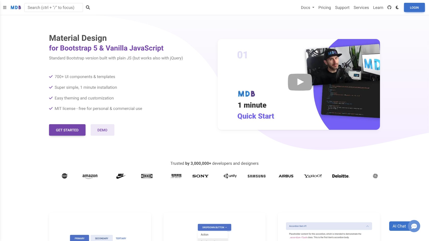Bootstrap Material
