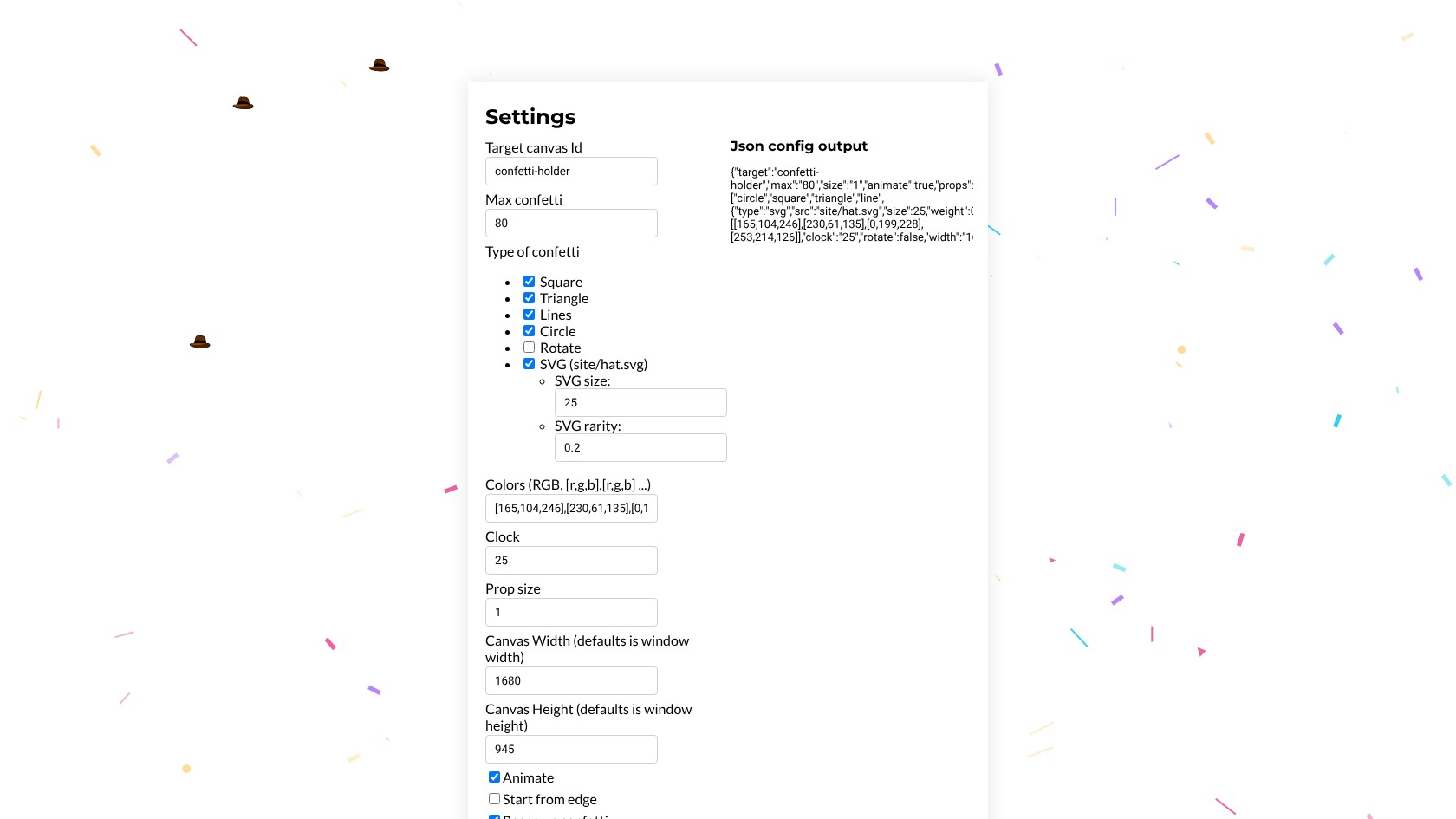 Confetti Generator By Agezao