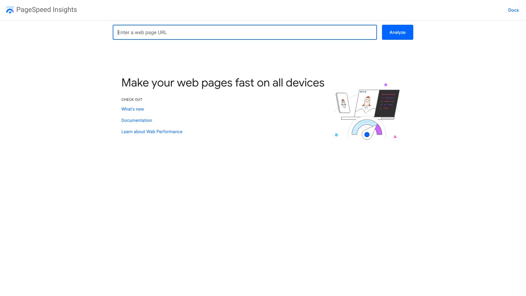 Google 網頁速度檢測器